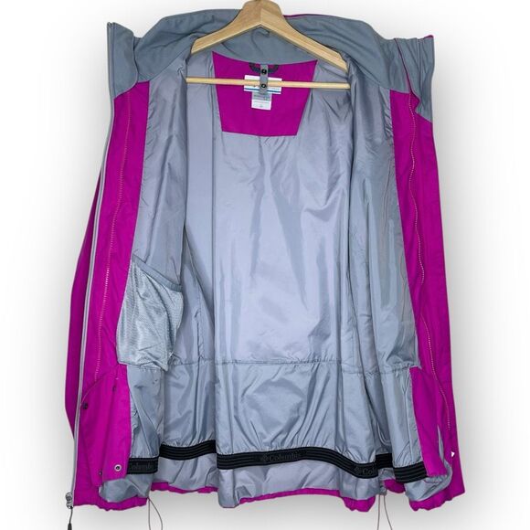 Columbia Interchange Omniheat Waterproof Snow Coat Jacket Women’s Size 2X Pink - Picture 8 of 16